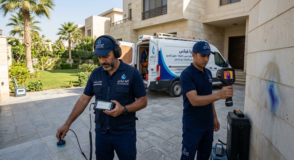 دقة متناهية وأجهزة حديثة | أفضل شركة كشف تسربات المياه حي الرمال الرياض