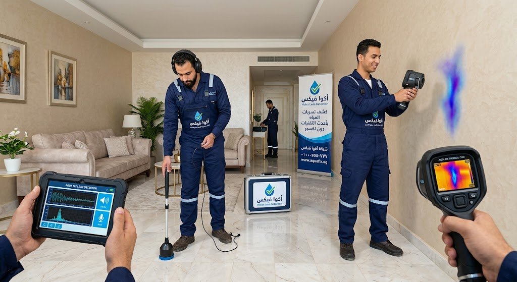 احترافية فائقة وحلول آمنة | أفضل شركة كشف تسربات المياه حي المرسلات الرياض