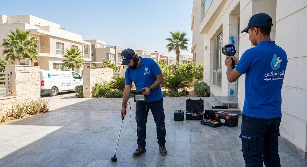 تكنولوجيا متقدمة لفحص دقيق | أفضل شركة كشف تسربات المياه حي النخيل الرياض