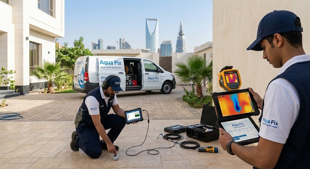 دقة متناهية وحلول عصرية | أفضل شركة كشف تسربات المياه حي العليا الرياض