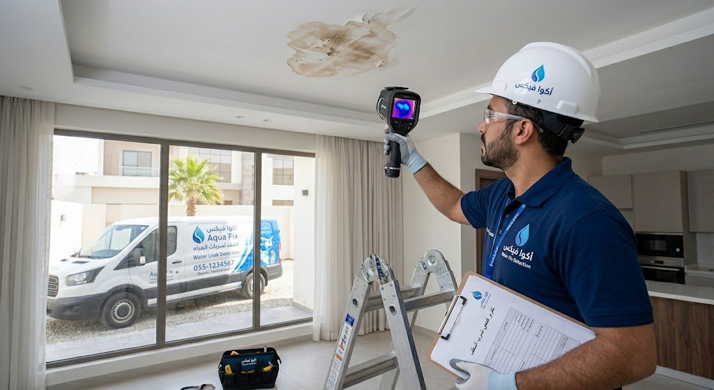 سرعة ودقة متناهية بدون تكسير | أفضل شركة كشف تسربات المياه حي الخليج الرياض