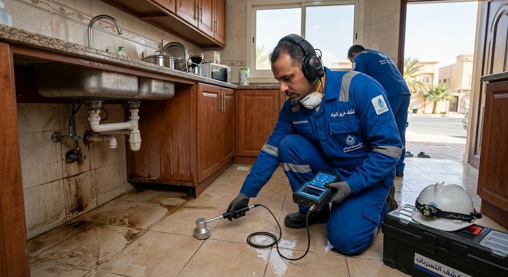 استجابة فورية وتقنيات ذكية | أفضل شركة كشف تسربات المياه غرب الرياض