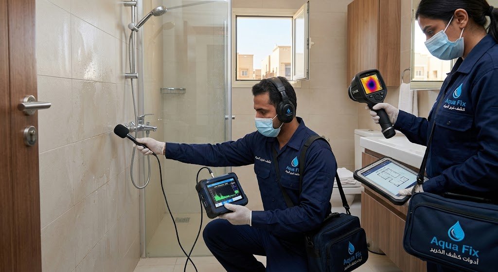 دقة عالية وتقارير معتمدة | أفضل شركة كشف تسربات المياه حي الشفاء الرياض