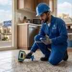 كشف تسربات المياه في حي الفلاح بالرياض